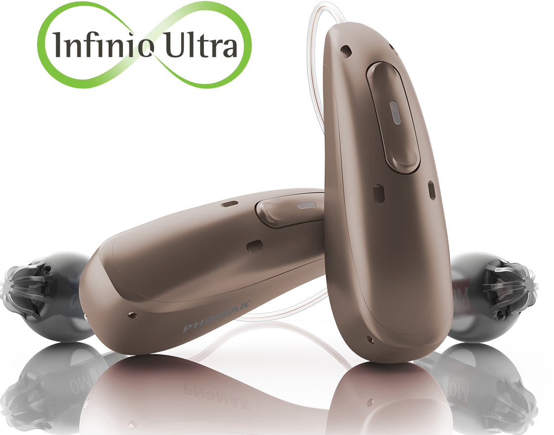 KI-Hörgerät für klare Sprachverständlichkeit in lauten Umgebungen Das beste Hörgerät von Phonak mit KI-Chip Intelligente Hörgerätetechnologie für laute Umgebungen