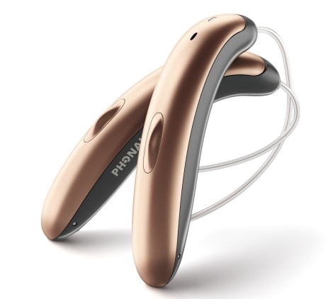 Aparelhos auditivos pequenos