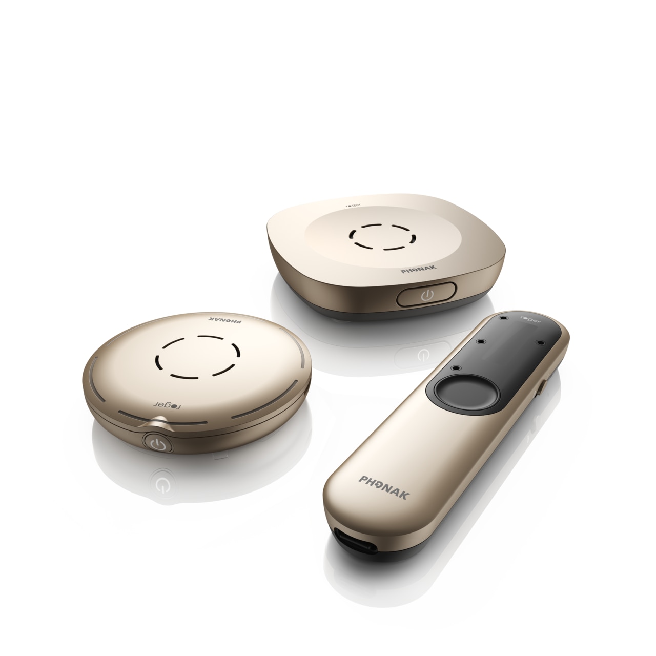 Roger  wireless hearing aid microphones