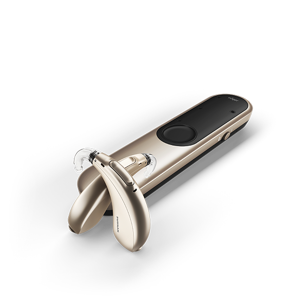 Microphone sans fil pour aide auditive Phonak Roger On.
