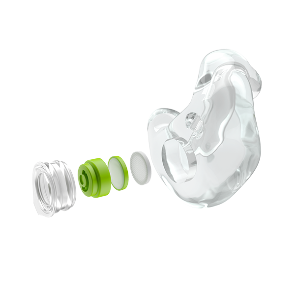 Schematische Darstellung von Phonak Serenity Choice Plus für häufige Verwendung.