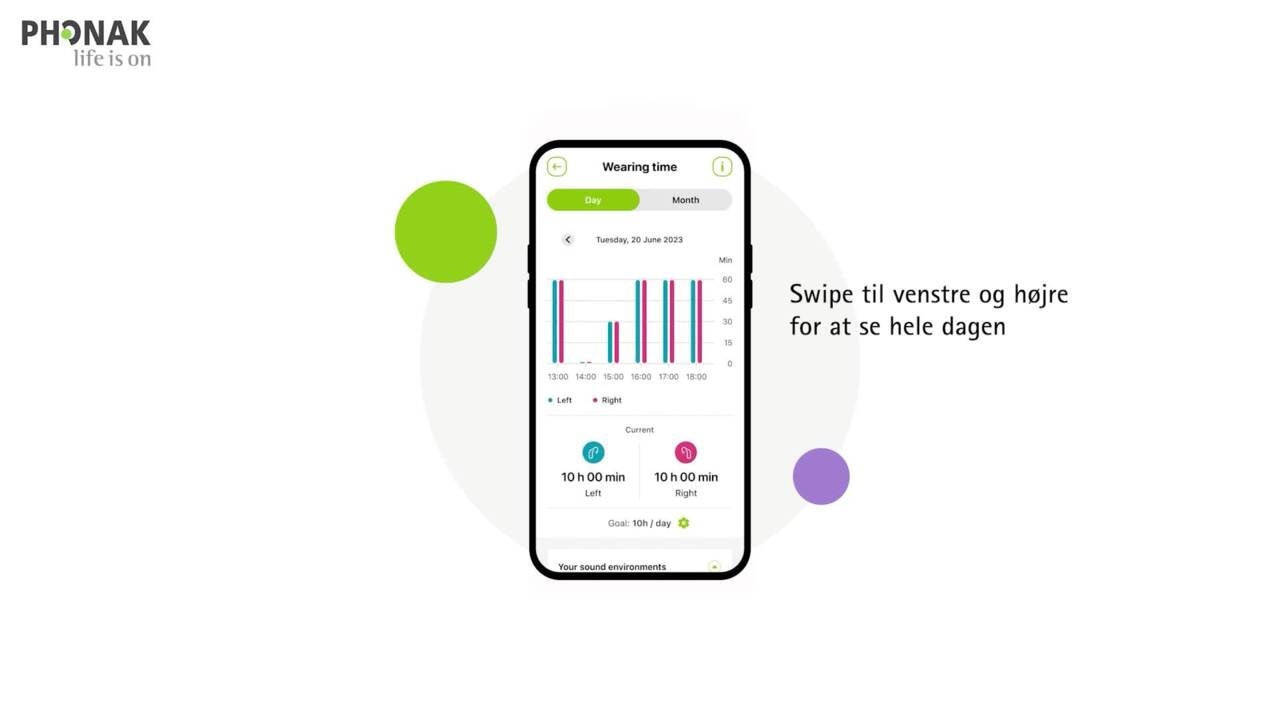 Sådan bruger du slidtid og lydmiljøer