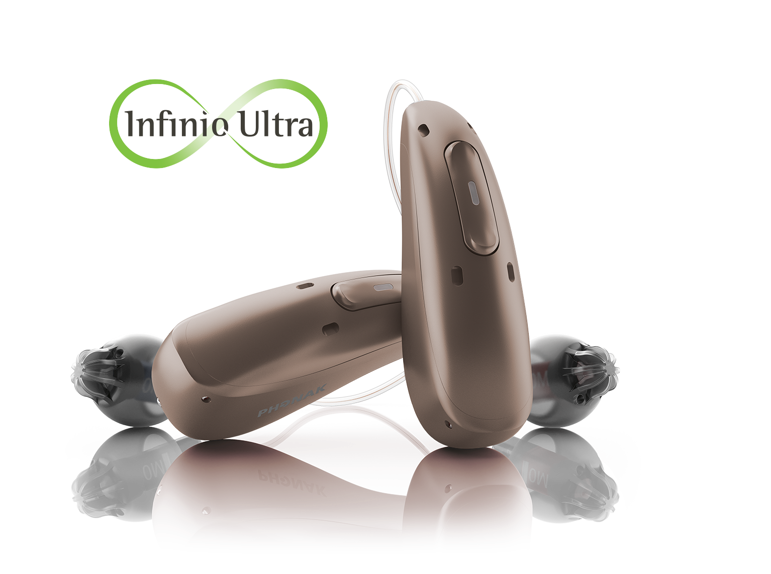 El mejor audífono de Phonak, con IA para disfrutar de claridad verbal con ruido, equipado con tecnología de audífono con chip de IA inteligente para entornos con ruido