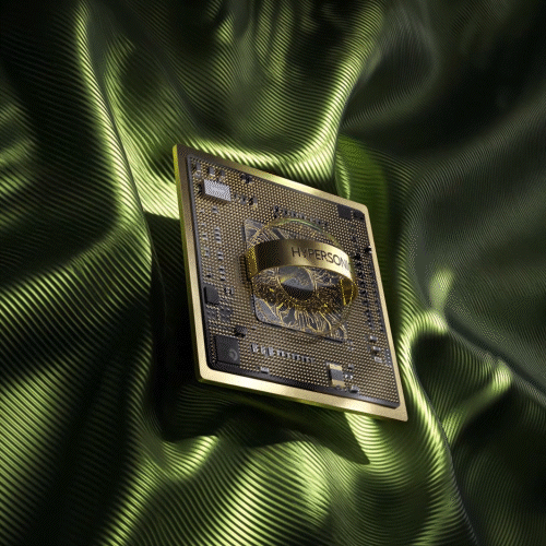 Conceptual illustration of the HYPERSONIC chip powering Spheric Speech Clarity 3.0 technology