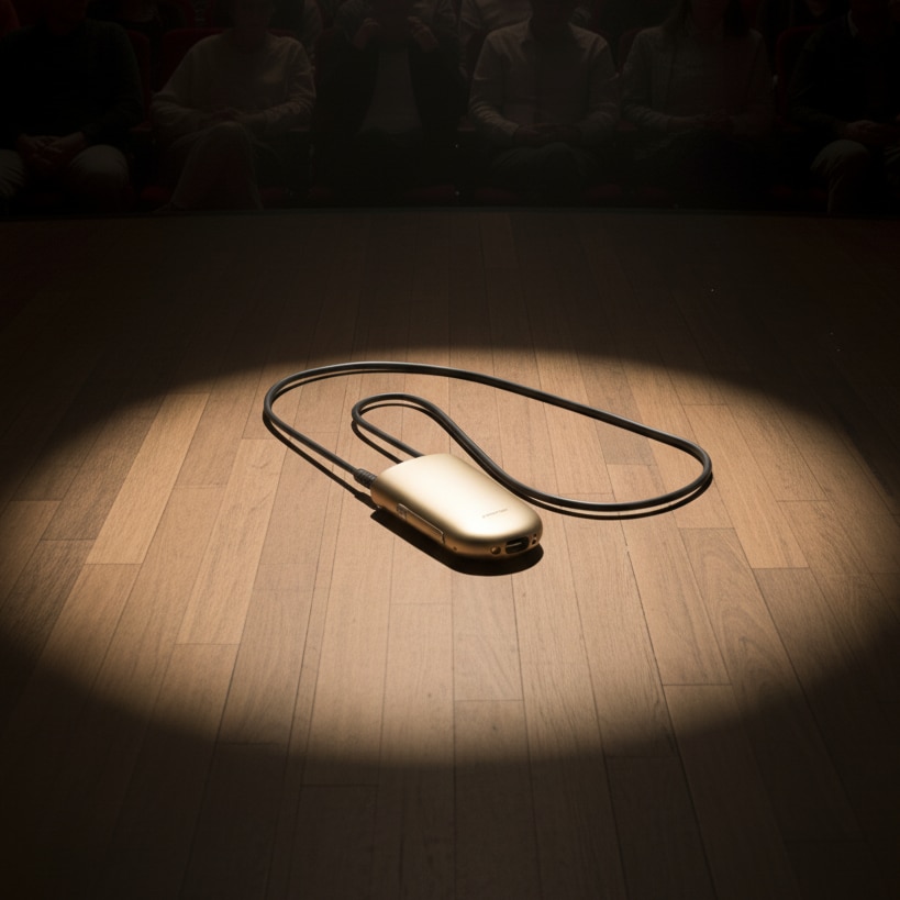 Roger Neckloop op toneel