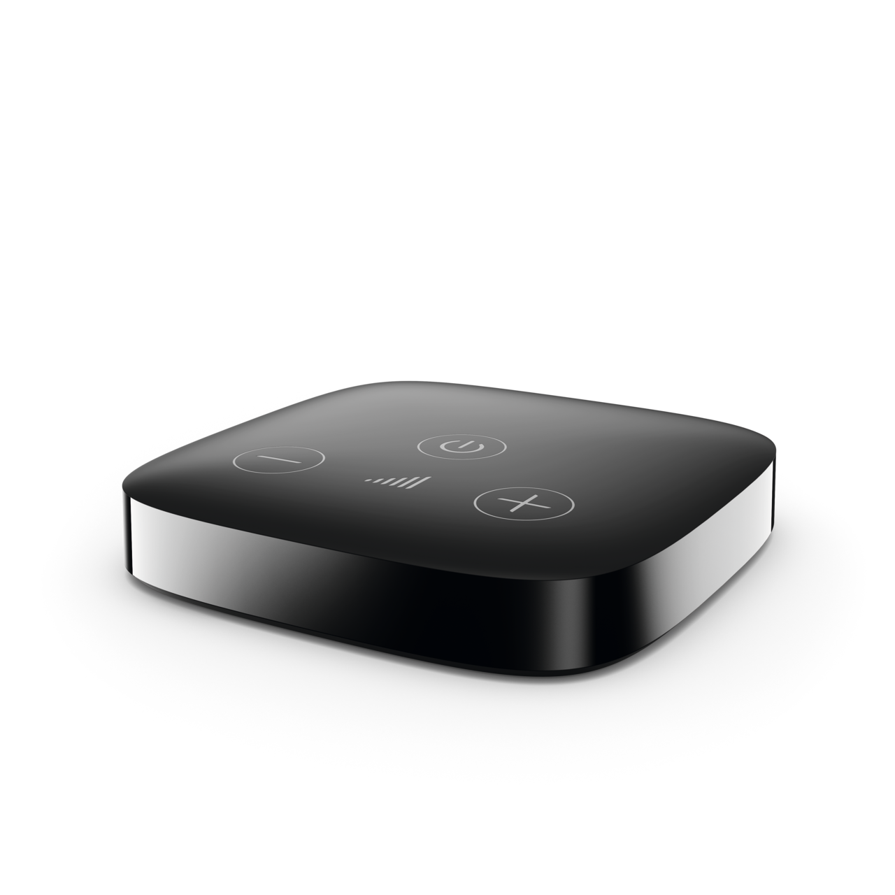Akcesorium do aparatu słuchowego Phonak TV Connector — widok z przodu.