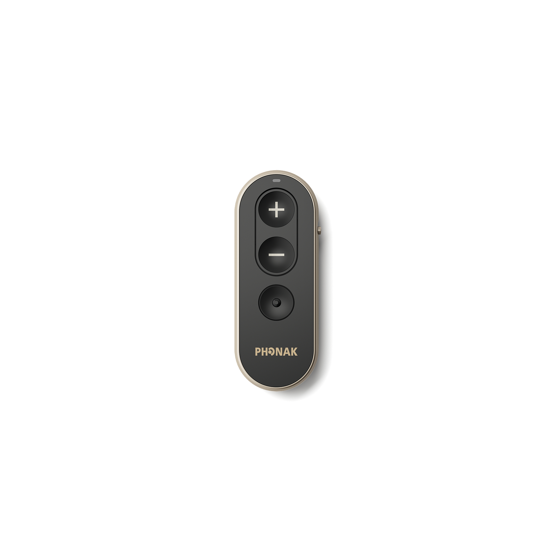 Phonak RemoteControl-tilbehør til høreapparat – sett forfra.