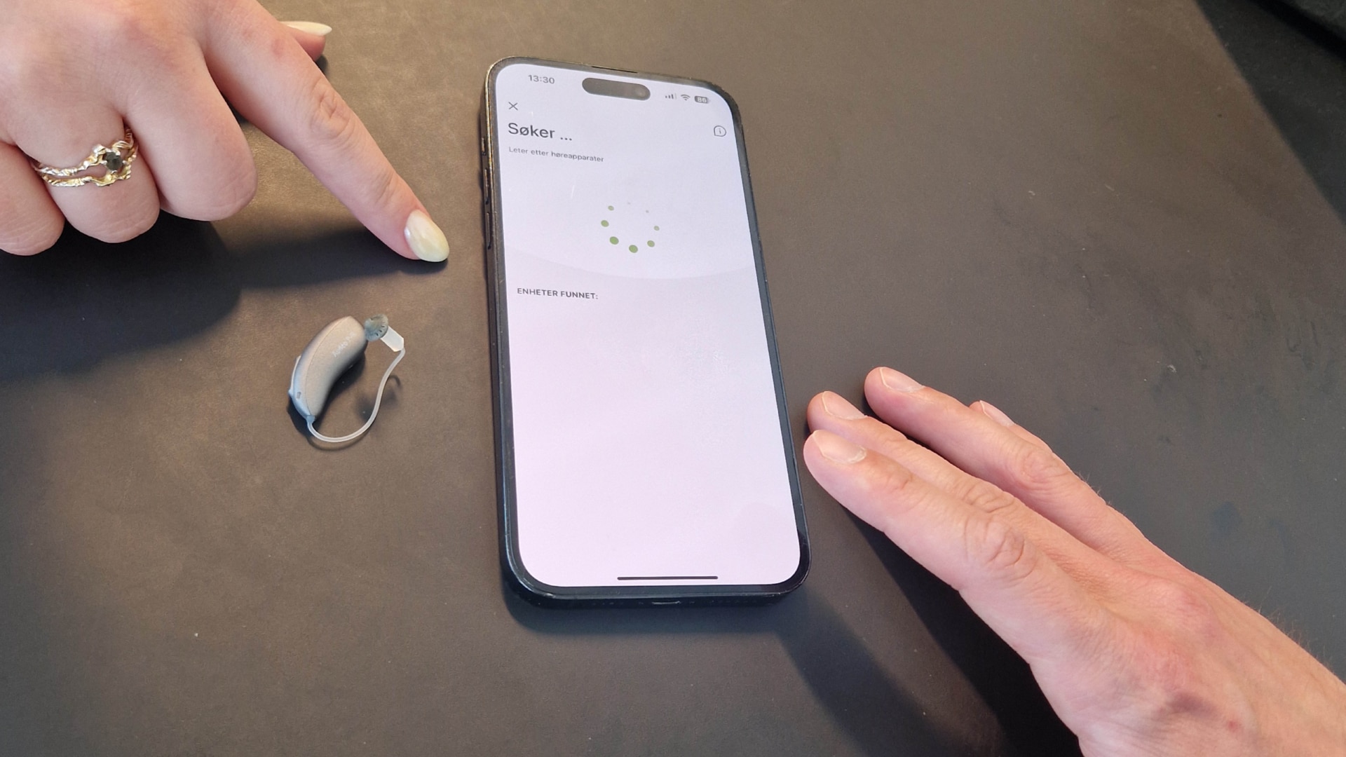 Tilkoblinger, app og Bluetooth