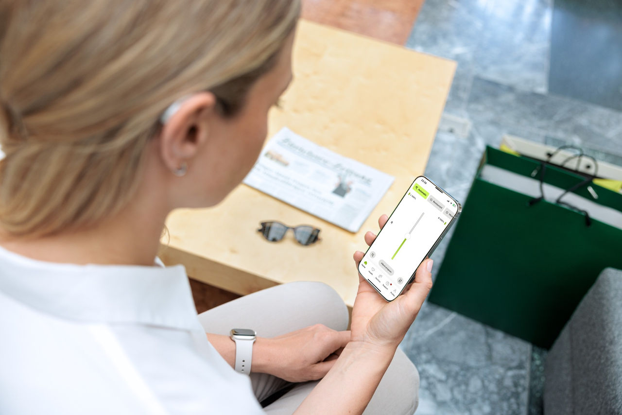 Hvordan koble til myPhonak app for første gang