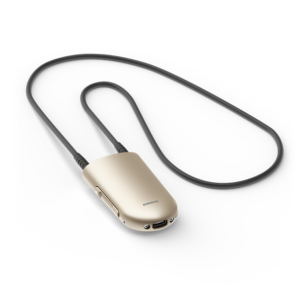 Phonak Roger Neckloop hearing aid receiver necklace.