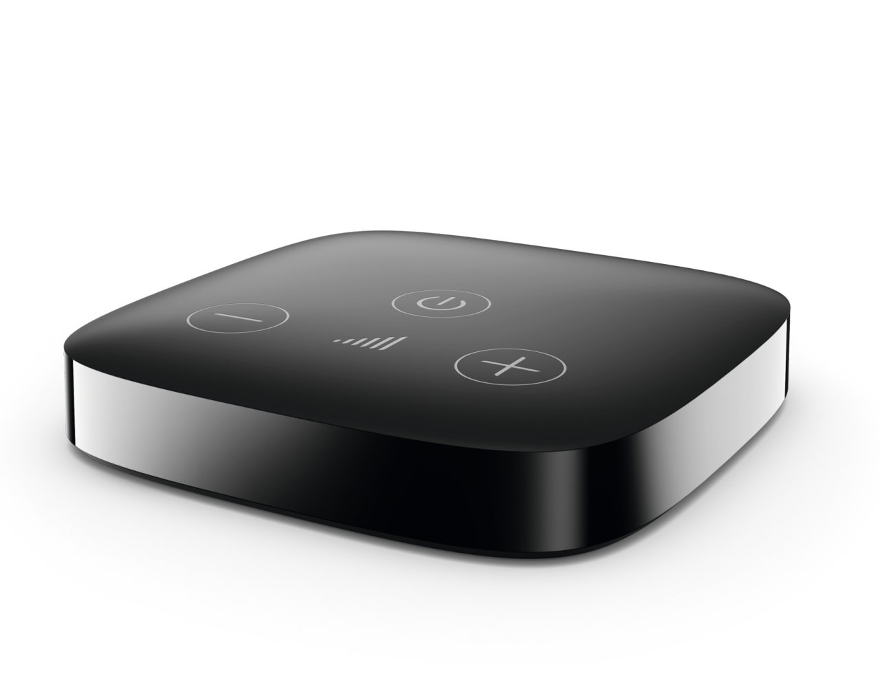 Akcesorium do aparatu słuchowego Phonak TV Connector — widok z przodu.