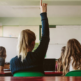 Med hörselnedsättning i skolan
