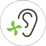 Allows the ears to breathe to prevent moisture build-up