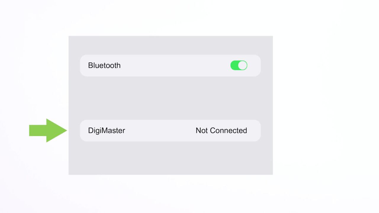 Roger DigiMaster V2 Bluetooth cihazıyla eşleştirme