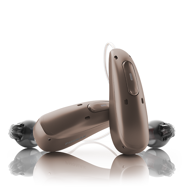 Phonak Audeo I Sphere hearing aids pair with easy guard Phonak Audeo I Sphere hearing aids pair with easy guard