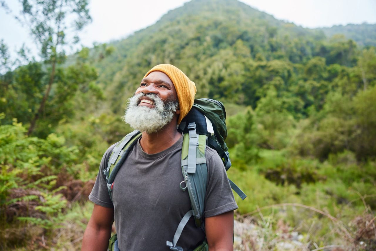 Man hiking