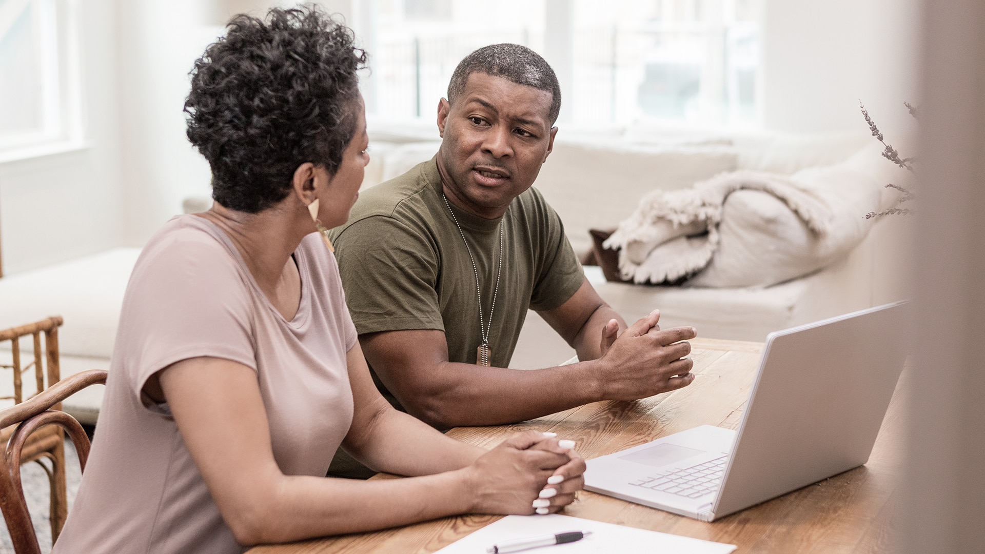 Senior friends on a hike laughing