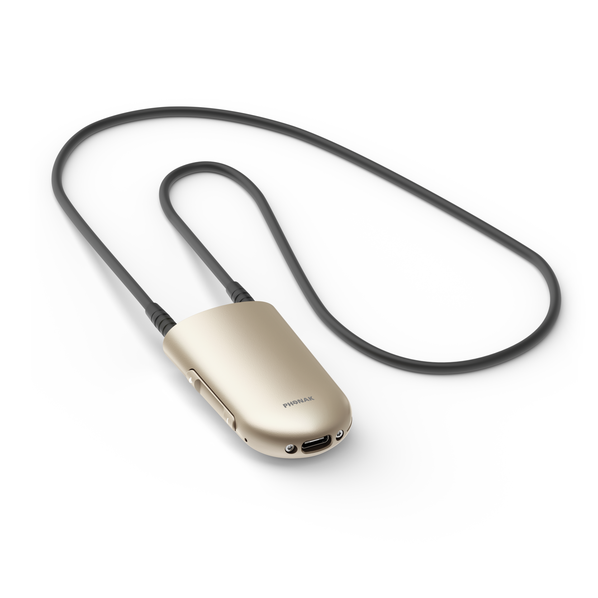 Phonak Roger Neckloop hearing aid receiver necklace.