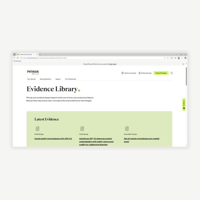 Evidence Library