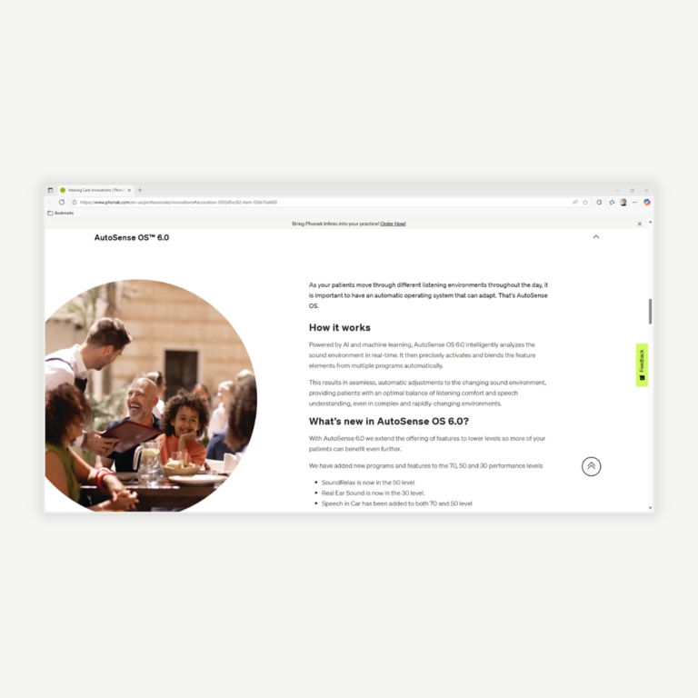 Learn more about AutoSense OS