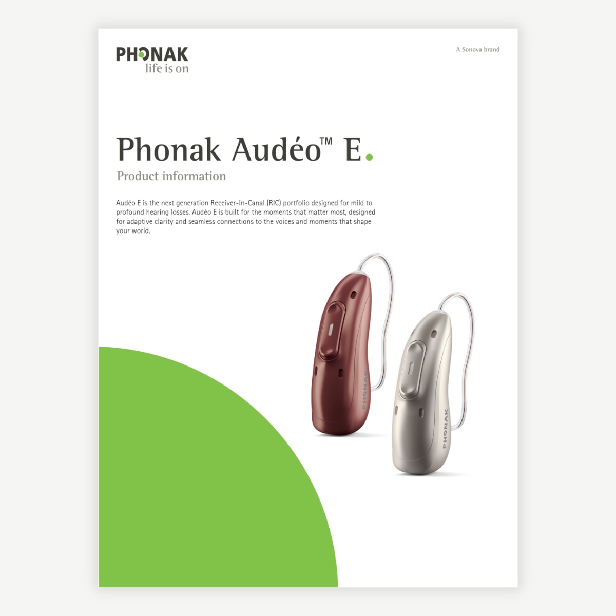 Phonak EON product information